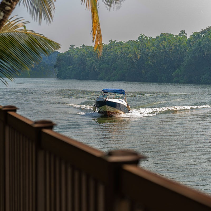 invidual villa with private yacht in goa